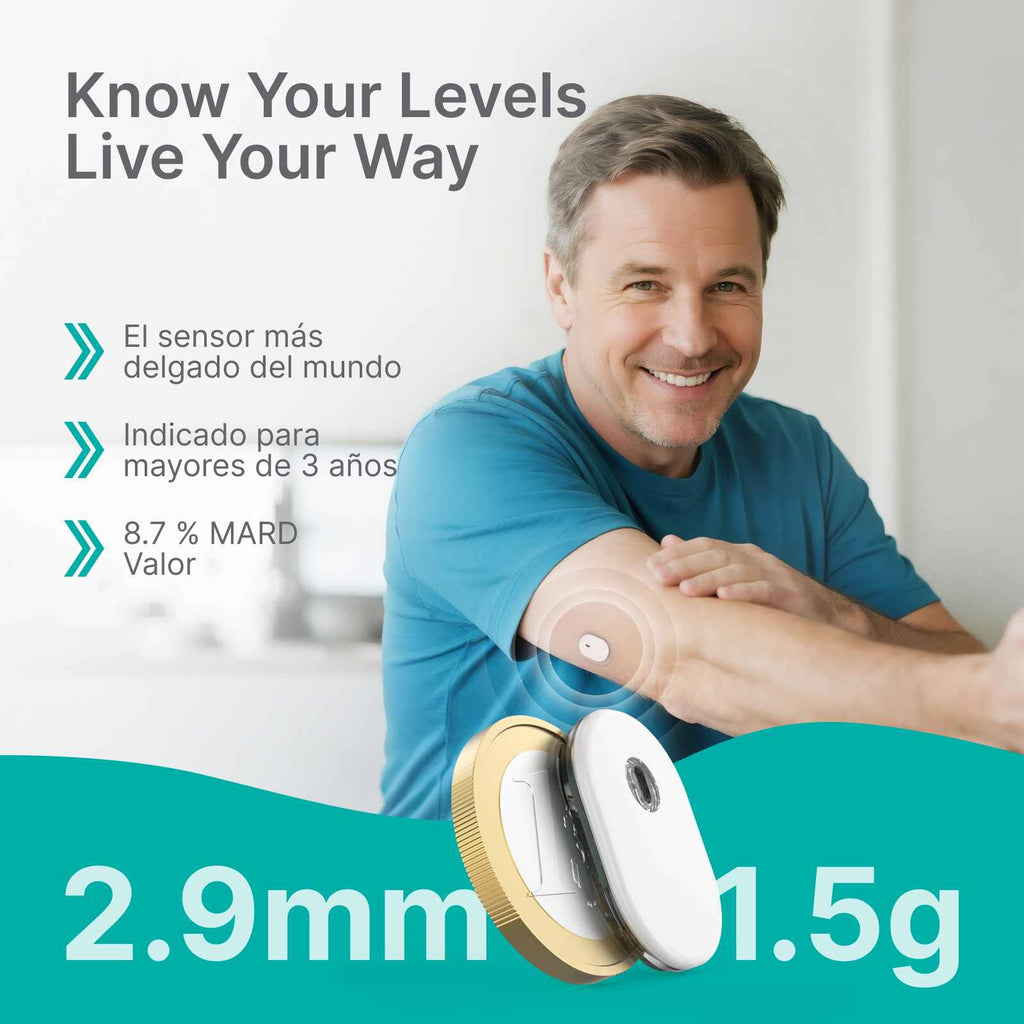 (Free Shipping) SIBIONICS GS3 CGM Glucose Sensor for 24/7 Continuous Monitoring